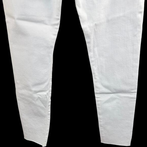 Adriano Goldschmied AG Farrah Ankle Jeans White 30R High Rise Skinny Stretch - Picture 13 of 13